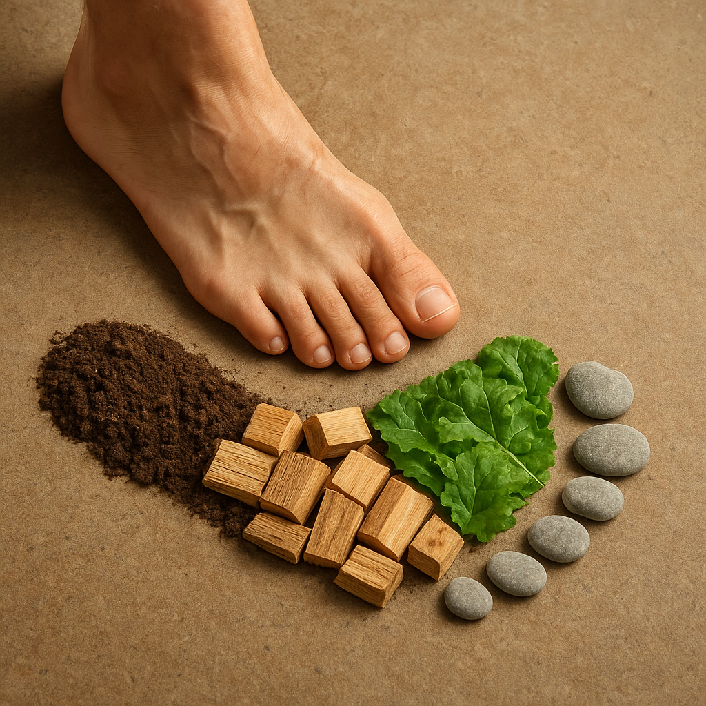 Der ökologische Fußabdruck verschiedener Materialien